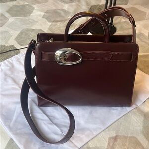 Marc Cain Burgundy Leather Bag